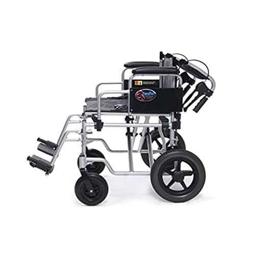 Everest & Jennings Bariatric Transport Wheelchair – Extra-Wide Folding Transit Chair with 24” Seat for Adults & Seniors 8