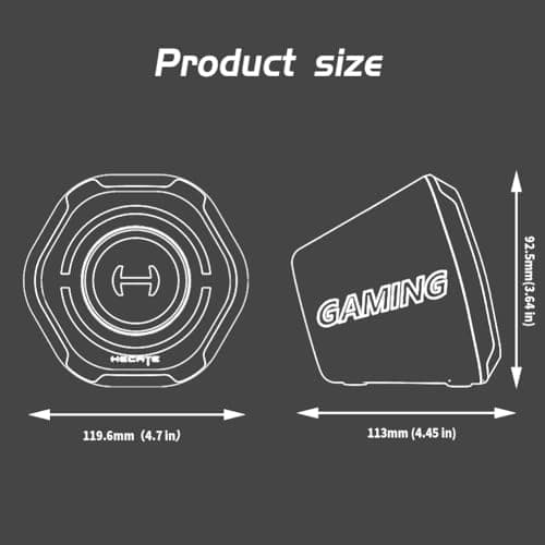 Edifier Bluetooth 5.3 Gaming Speakers,10W PC USB Computer Speakers for Laptop Desktop 3.5mm aux Input Hecate G1000 Black 6