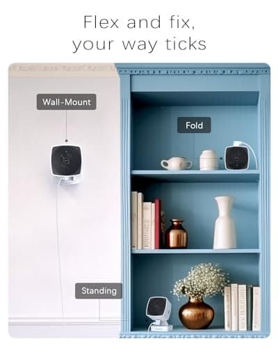 blurams 2.4G/5G Cameras for Home Security, 2K Pet Camera Indoor with Phone App, Window Security Camera w/Motion Detection, 2-Way Talk, IR Night Vision 8