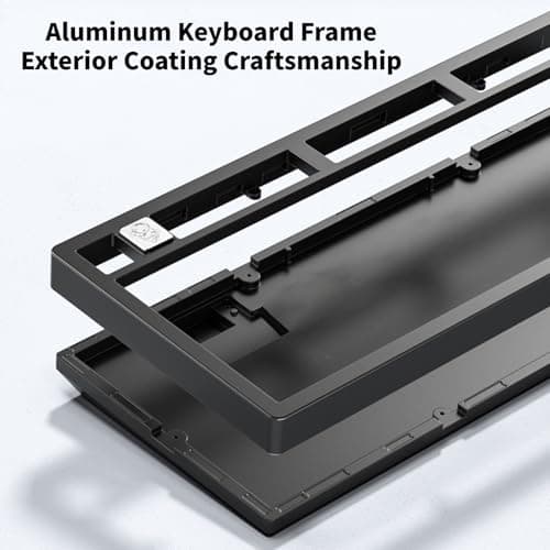 LEOBOG Hi75 Aluminum Keyboard Kit, Wired Mechanical Barebones Keyboard with Gasket Structure, Hot-Swappable Custom RGB Backlit Gaming Keyboard Frame for PC Gamer Tablet Mac Xbox PlayStation - Purple 5