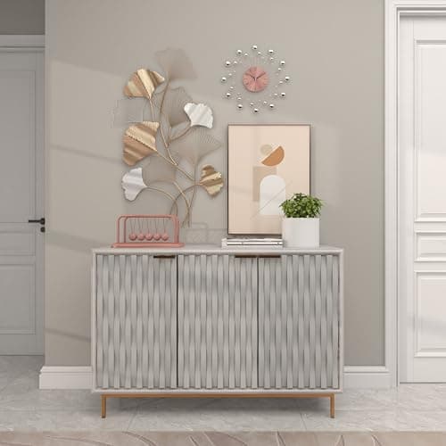 Deco 79 Metal Starburst Wall Clock with Crystal Accents, 15" x 1" x 15", Copper 8