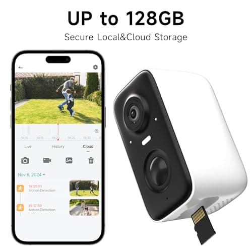 Rraycom Security Cameras Wireless Outdoor,2K Battery Powered AI Motion Detection Spotlight Siren Alarm Surveillance Indoor Home Camera, Color Night Vision, 2-Way Talk, Waterproof, Works/Alexa 8