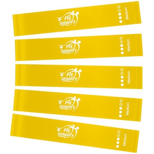 Fit Simplify Exercise Resistance Loop Bands, Set of 5