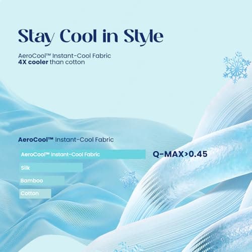 Dream Valley Outlast® King Cooling Comforter, NASA-Grade Instant Cooling Blanket for Hot Sleepers, Luxurious Comforter for All Season, Cool Grey, 106"x90" 6