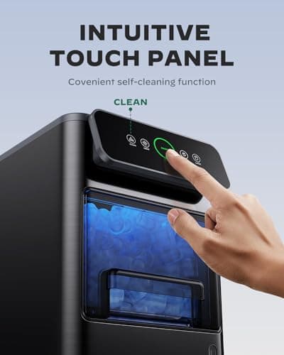 Silonn Ice Maker Coutertop Machine - Portable Ice Cube Maker, 20lbs of Bullet Ice per Day, 6 ice Cubes in 6 Mins, Visible Water Level Window, Stainless Steel, Ideal for Kitchen, Office, Camping 5