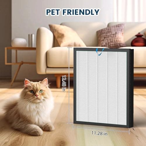 Vital 100S-P Replacement Filter Compatible with LEVOIT Vital 100S and Vital 100S-P Air Purifier, 3-in-1 H13 Grade True HEPA, High-Efficiency Activated Carbon Filter, Vital 100S-RF, 2 Pack White 6