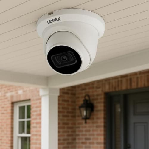 Lorex 4K 8MP IP PoE White Wired Security Dome Camera | Add-On Camera | Color Night Vision | Smart Motion Detection (Person/Vehicle) | Listen-in Audio | IP67 Weatherproof | Metal Housing 10