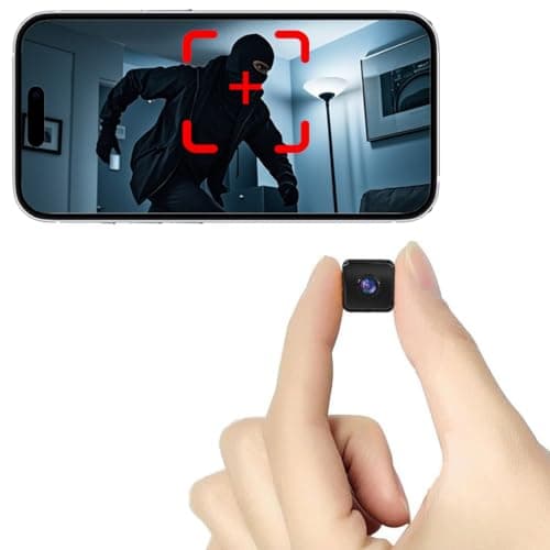 HIWIMVMD Spy Camera Hidden Camera WiFi,HD1080P Wireless Mini Camera, Small Motion Detection Camera, Auto Night Vision Cameras for Home Security