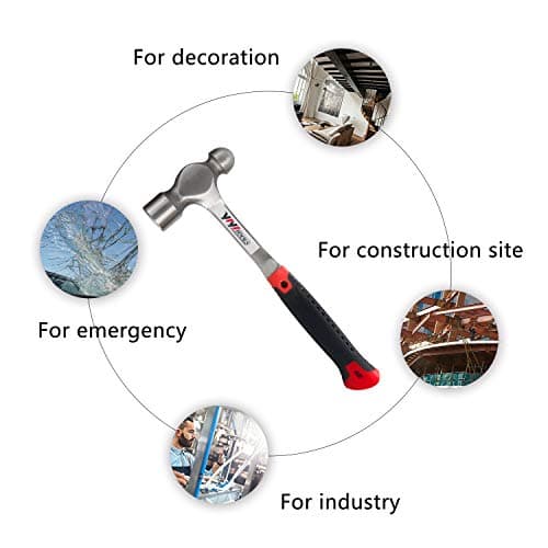 YIYITOOLS YY-7-002 Antivibe Ball Pein Hammer - 32oz 6