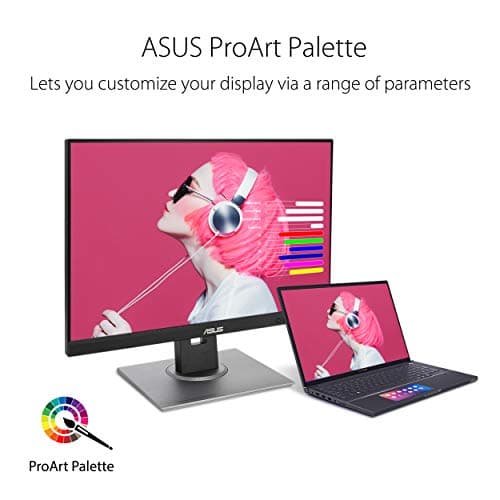 ASUS ProArt 24" Monitor - WUXGA (1920 x 1200), 16:10 Monitor, 100% sRGB/Rec.709 ΔE < 2, IPS, DisplayPort, HDMI, Calman Verified, Anti-Glare, Tilt, Pivot, Swivel, Height Adjustable - PA248QV 7