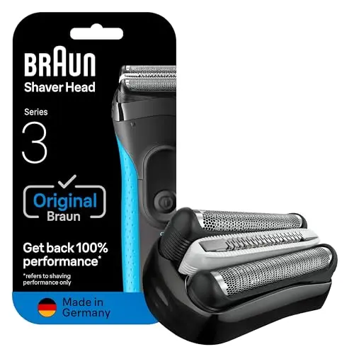 Braun Series 3 Pro Skin Electric Shaver Replacement Head - 32B - Compatible with Electric Razors 3000s, 3010s, 3040s, 3050cc, 3070cc, 3080s, 3090cc