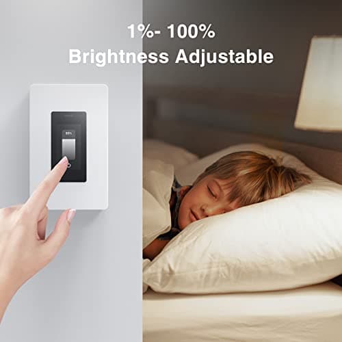 ORVIBO Matter Smart Dimmer Switch, Works with Apple Home, Alexa & Google Home, w/Weather Display, Energy Monitoring, Single Pole, Neutral Wire Required 7