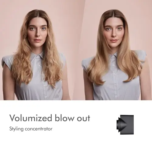 Dyson Supersonic™ Origin Hair Dryer, No Heat Damage, Styling Concentrator, Precision Styling Blow Dryer (Black/Nickel) 7