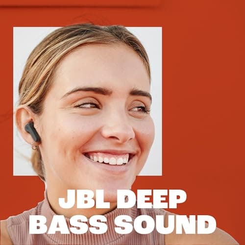 JBL Vibe Beam - True Wireless JBL Deep Bass Sound Earbuds, Bluetooth 5.2, Water & Dust Resistant, Hands-free call with VoiceAware, Up to 32 hours of battery life (Beige) 5