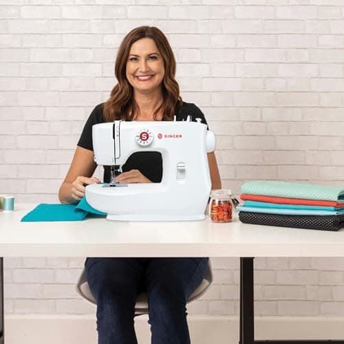 SINGER MX60 Lightweight & Portable Sewing Machine with Accessory Kit & Foot Pedal | 57 Stitch Applications, LED Light & 4-step Buttonhole | Great for Crafts & Mending 6