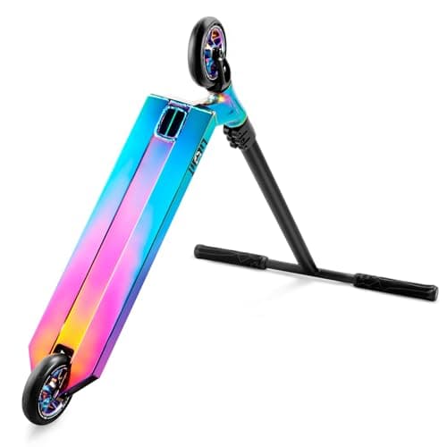 LMT01-V2 Professional Scooter-Trick Scooter-Intermediate Professional Stunt Scooter Suitable - Children, Teenagers Adults 8 Years Old Above-Durable (Black Color) 4