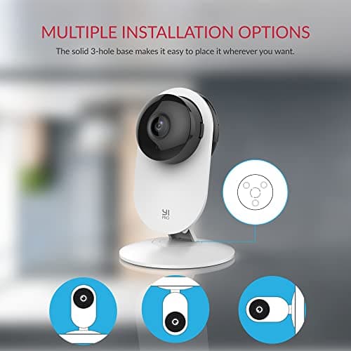 YI Pro 2K 3PC Home Security Camera, 2.4GHz Indoor Cameras for Home Security with Person, Vehicle, Animal Smart Detection, Phone App for Baby, Pet, Dog Monitoring, Works with Alexa and Google Assistant 9