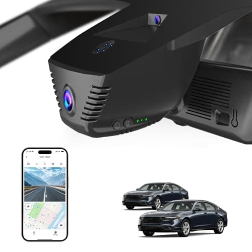 KBSYNT Front 4K Dash Cam for Honda Accord 2023 2024 2025 Hybrid LX Sport EX Touring EX-L (Gen11),OEM-Style,Loop Recording,Easy Installation,WiFi & App,64G Card