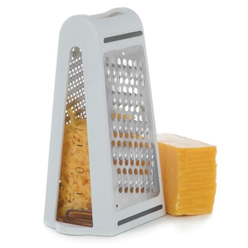 PrepSolutions 2-Way Grate & Measure – Multi-Function Grater for Shredding, Slicing & Measuring