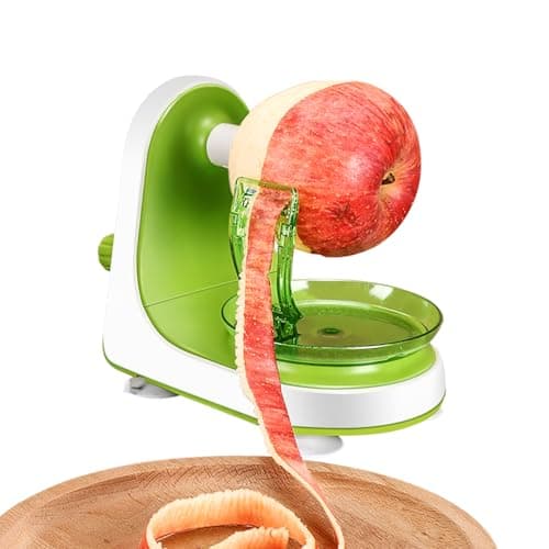 KEOUKE Manual Apple Peeler with Suction Base - Quick, Safe Desktop Apple Skin Peeler, Replaceable Blade, Easy to Clean for Home Kitchen Quick Applesauce Pie Making