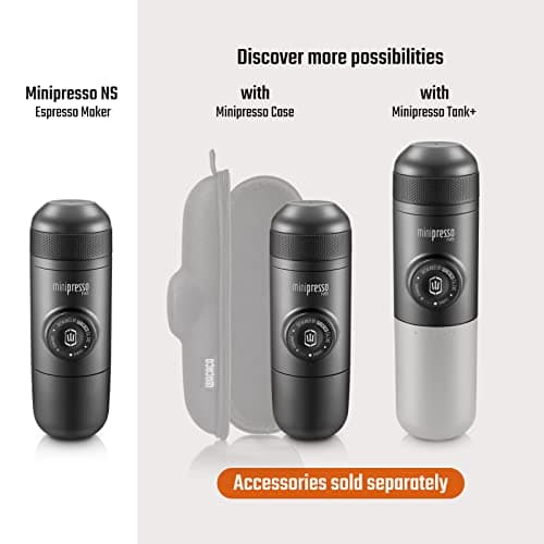 WACACO Minipresso NS, Portable Espresso Machine, Compatible Original NS Capsules, Travel Coffee Maker, Manually Operated from Piston Action 7