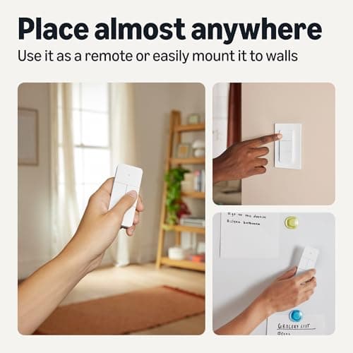 Amazon Basics Smart Dimmer Switch and Remote for Music and Routines, Compatible Echo Devices Required, Works with Alexa Only, No Wiring Required 6