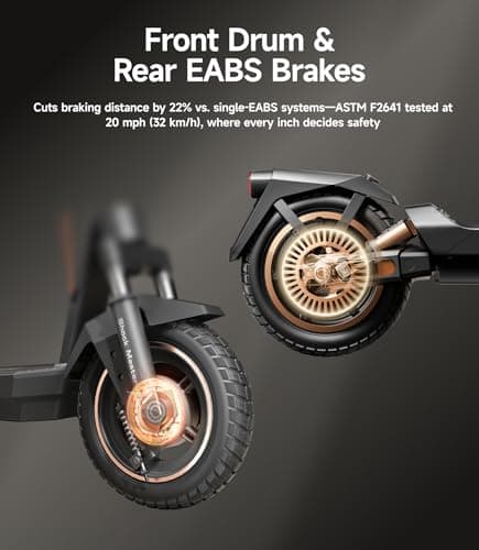 NAVEE GT3 Electric-Scooter-Adults, e Scooter, Fast 20 Mph, 700w 500w Motor with Suspension, Long Range 30 Miles, 10 inch Tires All Terrain, Foldable for Commuter Men Adult Teens Students Heavy Duty 7