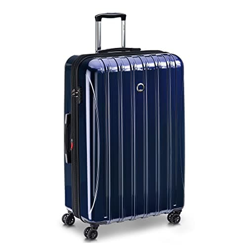 DELSEY PARIS Helium Aero Hardside Expandable Luggage with Spinner Wheels, Blue Cobalt, Checked-Large 28 Inch 5