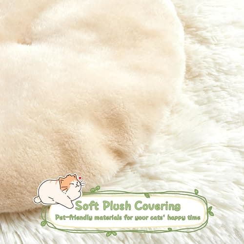 Yaheetech Cat Tree, 29.5in Rattan Cat Tower for Indoor Cats w/Scratching Post, Woven Cat Condo and Soft Cushion Top Perch, Aesthetic Cat Tree for Kittens 5