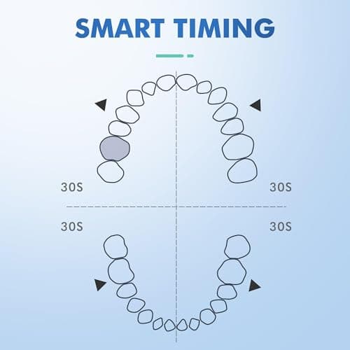 keosaa Pink Electric Toothbrush with 8 Brush Heads, Sonic Toothbrush with Fast Charge 4 Hours Last 60 Days, 2-Min & 30s Smart Timer, IPX7 Waterproof(Pink) 8