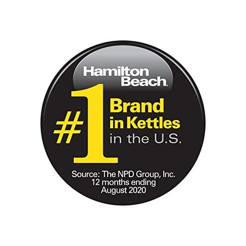 Hamilton Beach Electric Tea Kettle, Water Boiler & Heater, 1 L, Cordless, Auto-Shutoff & Boil-Dry Protection, Stainless Steel (40998) 9