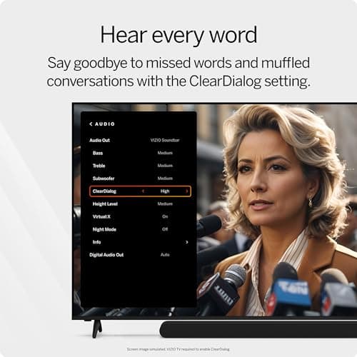 VIZIO 2.0 Soundbar w/Dolby Atmos & DTS:X, Bluetooth Speaker, QuickFit™ Compatible – SV200M-08 (New, 2024 Model) 8