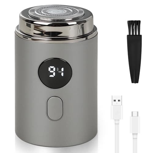 Mini Portable Electric Shaver for Man Women,USB Rechargeable Waterproof Electric Razor,Pocket Single Trimmer for face Hair for car, Travel, Office,Home use,Business Trip (Black),Gifts for Men Women