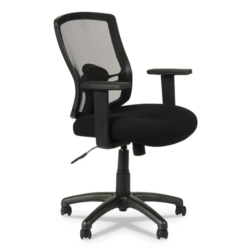 Alera Office Desk Chair, Mid-Back, Black