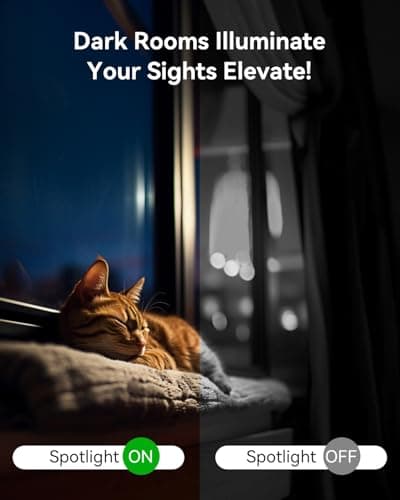 blurams 5G Indoor Camera, 2K Nanny Cam, 360° PTZ Pet Camera with Phone App, One-Touch Call, Color/IR Night Vision, Dual-Band Wi-Fi, Motion Tracking, Compatible with Alexa(2Pack) 6