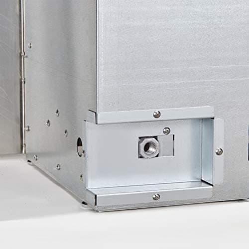 Duluth Forge Ventless Stainless Outdoor Gas Fireplace Insert with Reflective Crystal Glass Media - 24,000 BTU, Manual Control - Model# DF450SS-G 7