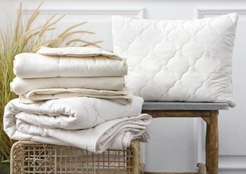 YATAS BEDDING Wool Mattress Protector, Mattress Cover with 100% Cotton Cover & Special Certificated Wool Filling, Bed Cover and Protector, (Cal King Size - 18'' Depth) - 71"x85" 5