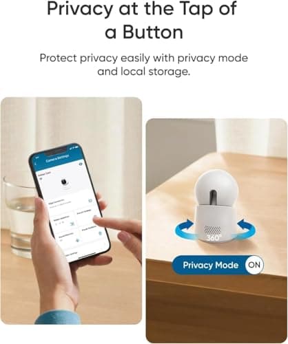 eufy Security Indoor Cam E30 2-Cam Kit, Latest Generation,4K UHD Security Camera, Pet/Dog/Baby Camera with Phone app, Color Night Vision, Human/Pet Auto Tracking,360° Coverage,Works with Homekit,White 6