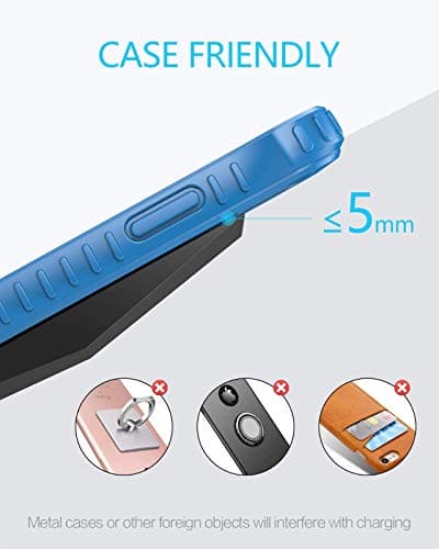 NANAMI Fast Wireless Charger with USB Phone Charger, Qi Certified Charging Stand with 20W PD Adapter for iPhone 17/17 Pro/17 Pro Max/16/16 Plus/15/14/13/12,10W for Samsung Galaxy S25/S24/S23/S22/S21 6