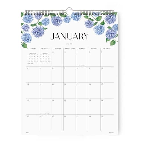 Jotsome Wall Calendar 2026, Monthly Calendar From Now to December 2026 11.2"x14.2", Aesthetic Wall Decoration in Home and Office for Easy Organizing
