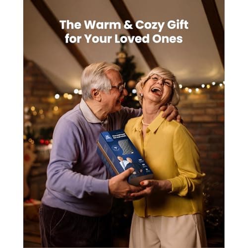 BOB AND BRAD Far Infrared Weighted Heating Pad for Back Pain Relief, FSA-HSA Eligible, 12"x24" Electric Heat Pad With Auto Off, 6 Heat & Hands-Free Strap, Moist Heat Therapy for Neck, Shoulder, Cramps 8