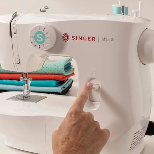 SINGER M1500 Lightweight & Portable Sewing Machine with Accessory Kit | 57 Stitch Applications, LED Light & 4-step Buttonhole | Great for Quilting, Crafts & Mending 10