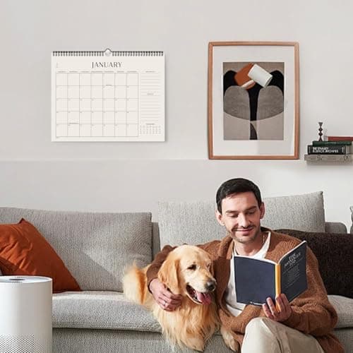 Jotsome Wall Calendar 2025-2026, Monthly Wall Calendar From Now to December 2026 14.2x11.2 inch for Home and Office, Easy Planning 5
