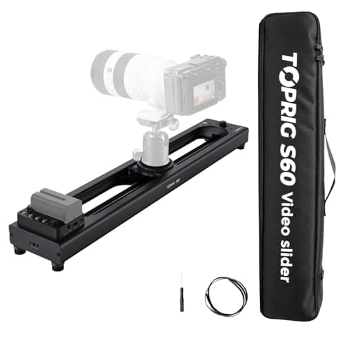 Accsoon Toprig S60 Motorized Camera Slider App Wireless Control Carbon Fiber Dolly Rail Slider Support IME Lapse Photography