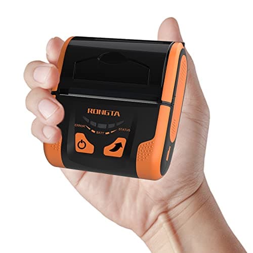 Rongta Portable 80mm POS Printer, Mobile Thermal Receipts Printer, USB&Bluetooth Connection, Compatible with Android Phone, Do Not Square/Ipad/Computer/Android Tablet(RPP300) 6