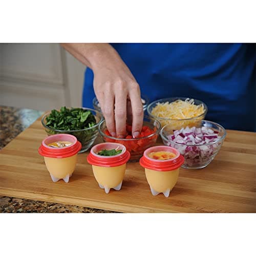 Egglettes Egg Cooker - Hard Boiled Eggs without the Shell, 4 Egg Cups 5