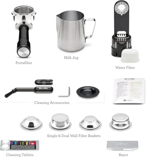 Breville Barista Express Impress Espresso Machine BES876BSS, Brushed Stainless Steel 9