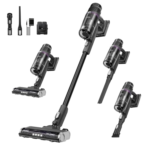 Eureka Cordless Stick Vacuum Cleaner ReactiSense 440, 60-Min Runtime, Anti-Tangle Brushroll, Intelligent Sensing Technology, Ideal for Pet Hair, HardFloors & Carpets