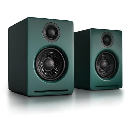 Audioengine A2+ Desktop 24 Bit Limited Edition Wireless Bluetooth Desktop Speakers - 60W Computer Speakers for Music and Gaming Accessories