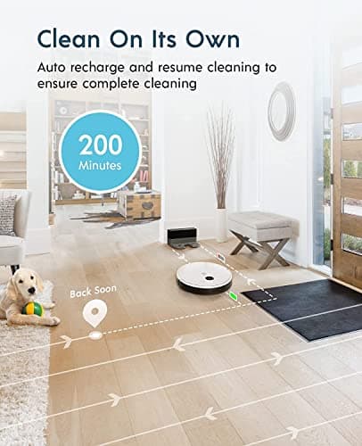 Yeedi vac Station Robot Vacuum and Mop - Self Emptying 3-in-1 Cleaner,200-Min Runtime,3000Pa Suction, Smart Mapping, Carpet Detection, Alexa Compatible, Wi-Fi Connected 7